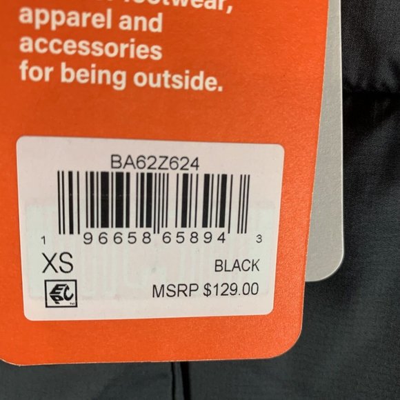 Bass Outdoor Jacket Women's XS Black Stretch Full-Zip Discovery Puffer 7687 - Picture 4 of 8